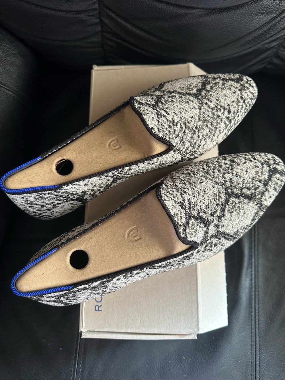 Rothy's Python Loafers